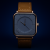 "TOMI Minimalist Square Dial Leather Strap Watch – Modern Elegance Redefined"
