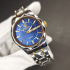 Binbond Blue Dial Luxury Quartz Watch – Two-Tone Stainless Steel
